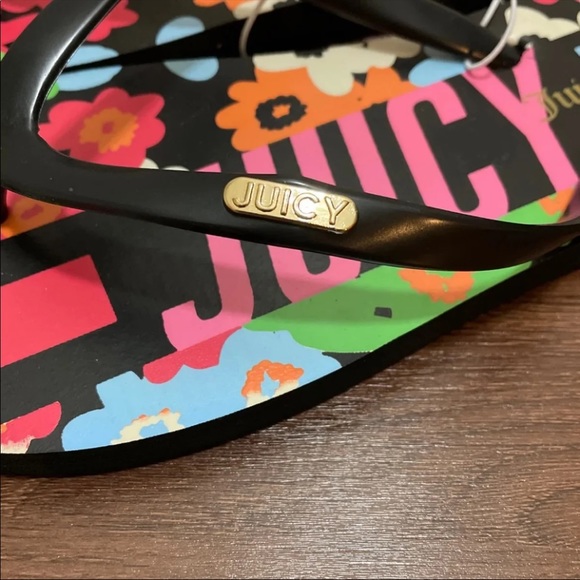 Juicy Couture Flip Flops Sandals - Picture 4 of 5